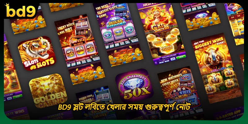 (ছবি: BD9 স্লট লবিতে খেলার সময় গুরুত্বপূর্ণ নোট)