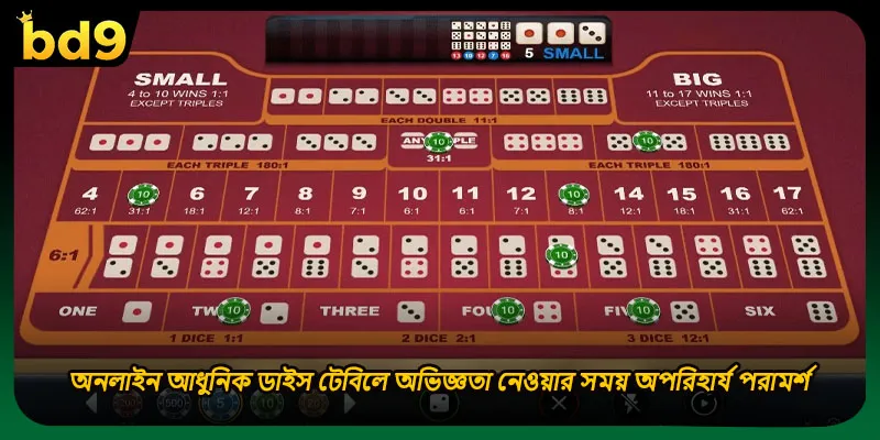 অনলাইন আধুনিক ডাইস টেবিলে অভিজ্ঞতা নেওয়ার সময় অপরিহার্য পরামর্শ